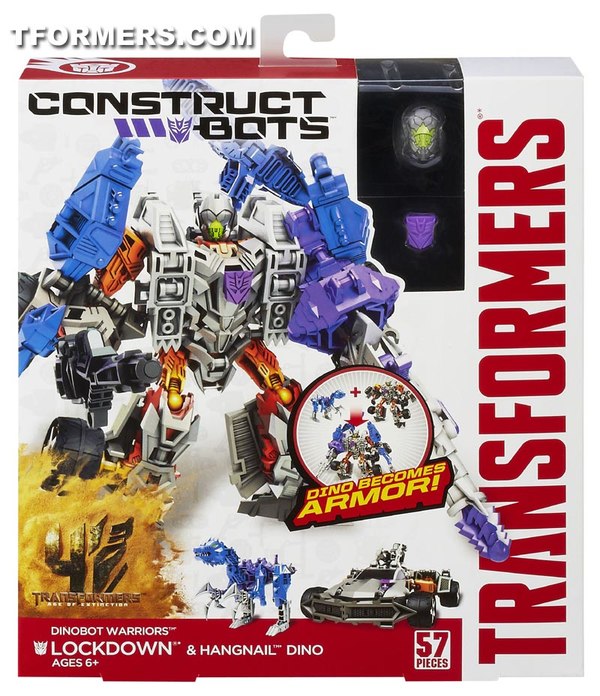 TRANSFORMERS CONSTRUCT BOTS WARRIORS LOCKDOWN & HANGNAIL A6167 Package (34 of 39)